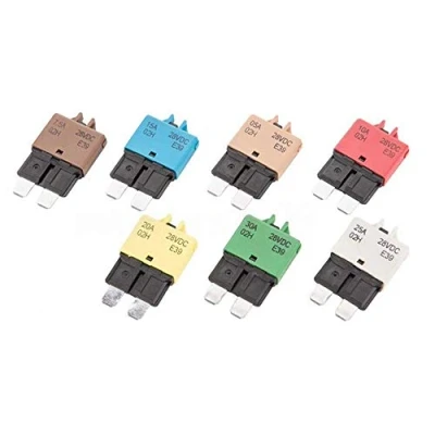 Afbeelding van Mintice 12V 10A Stroomonderbreker Auto Audio Inline Vermogensschakelaar Reset Schakelaar Zekering Handmatige Zekeringblok Zekeringhouder Bescherming