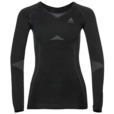 Afbeelding van Odlo, Vrouwen, Functioneel overhemd, Performance Evolution Crew Longsleeve (XS), Zwart, XS