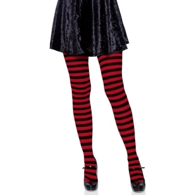 Afbeelding van LEG AVENUE Damen Stripe + Leggings, Schwarz, 3XL EU