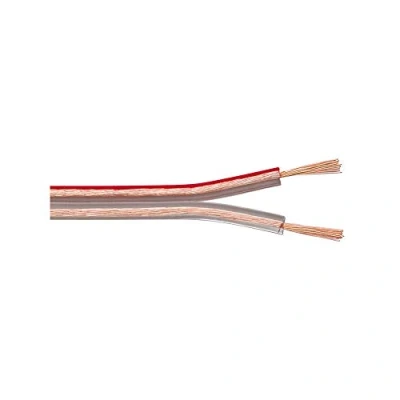 Afbeelding van Luidspreker kabel (CU koper) 2x 2,50mm² / transparant 100 meter