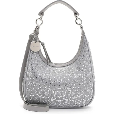 Afbeelding van Tamaris Schoudertas Fleur Shoulder Bag Lightgrey Grijs