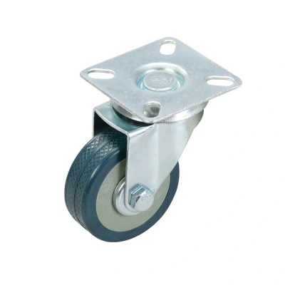 Afbeelding van Fixman Rubberen Zwenkwiel Ø 50 mm Maximale Belasting kilo Wit