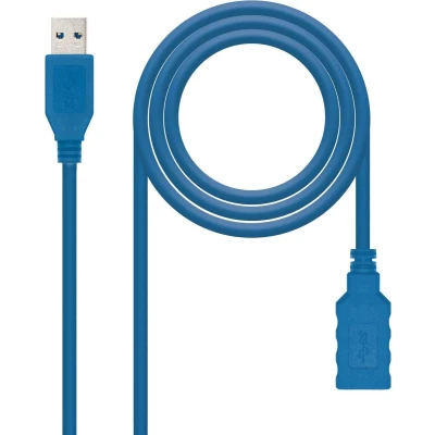 Afbeelding van USB Extension Cable NANOCABLE 10.01.0902 BL 2 m