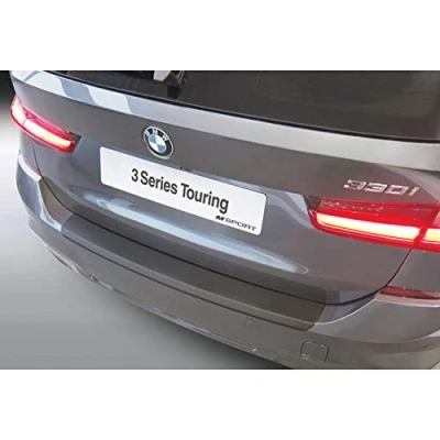 Afbeelding van RGM ABS Achterbumper beschermlijst passend voor BMW 3 Serie G21 Touring &#039;M Sport&#039; 2019 Zwart