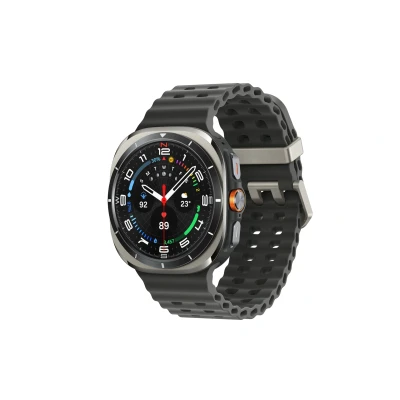 Afbeelding van Galaxy Watch Ultra, Smartwatch titanium silver, Marine Band dark gray, 47 mm
