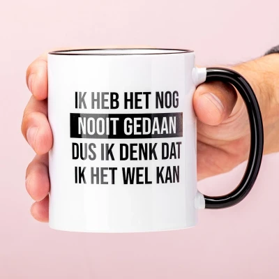 Afbeelding van Ik Heb Het Nog Nooit Gedaan Mok van Cadeau