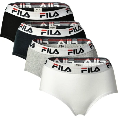 Afbeelding van Fila 4 PACK Slip, Dames, Maat: 40, Weiß schwarz grau marine