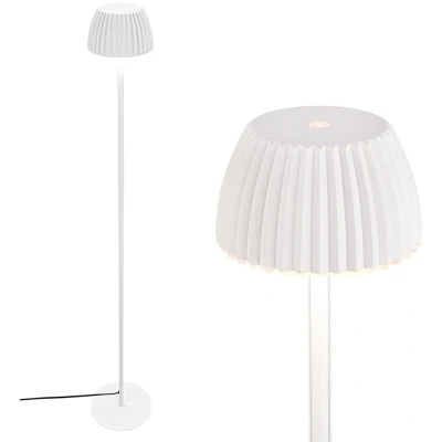 Afbeelding van Briloner LOCA Vloerlamp 1625016 Traploos dimbaar Aanraakfunctie Geheugenfunctie Lichte rand Lichtkleur warm wit Ø19 x 124 cm Antiek
