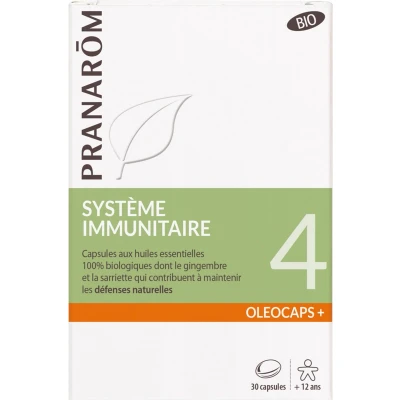 Afbeelding van Pranarôm Oléocaps+ 4 Immuunsysteem Biologisch 30 Capsules