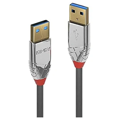 Afbeelding van LINDY 36625 0,5 m USB 3.0 type A kabel, Cromo Line
