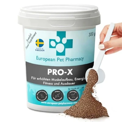 Afbeelding van Pro X Getreidefreies Hypoallergenes Nahrungsergänzungsmittel Hund aus Getrockneten Insekten von European Pet Pharmacy Proteinpulver für den Muskelaufbau Ab 1 Jahr 300 g Pulver