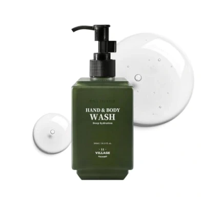 Afbeelding van [VILLAGE11FACTORY] HAND &amp; BODY WASH WILL REFRESH (300ml) Korean Cosmetics Lichaams en handzeep Verfrissend Eucalyptus Patchouli