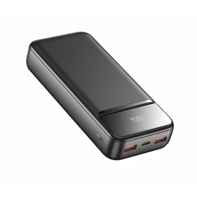 Afbeelding van Powerbank inclusief USB C kabel 20.000 mAh LED display Snelladen 22.5 W Powerline II Compact Zwart
