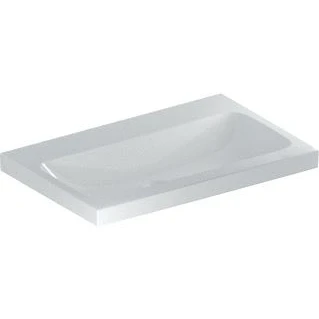 Afbeelding van Geberit iCon Light wastafel wit (75 x 48 cm) zonder kraangat,