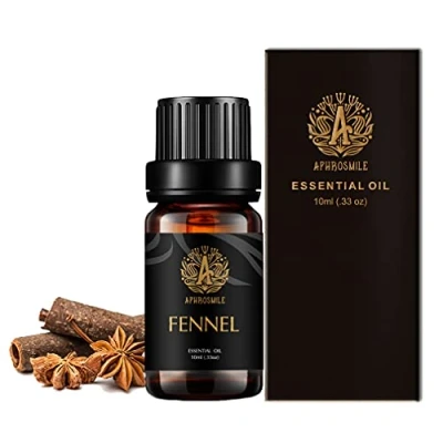Afbeelding van 100% Pure Venkel Essentiële Olie, Aromatherapie Geurende Olie voor Diffusers, Luchtbevochtiger, 0.3 oz 10ml Therapeutische Grade Geur Massage Thuis