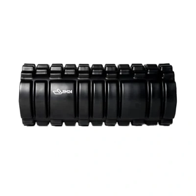 Afbeelding van Jim24 Foam Roller 33cm Massage Fitness Foamroller Zwart