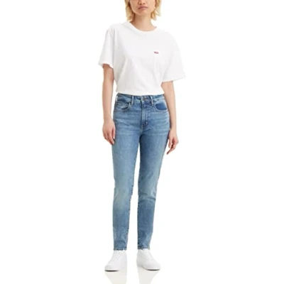 Afbeelding van Levi&#039;s 721 HIGH RISE Skinny Jeans Fit, Dames, Maat: 23x30, medium indigo worn in