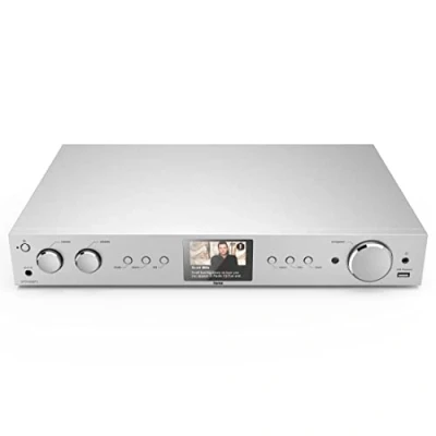 Afbeelding van Hama Hifi Tuner Dit2105Sbtx Dab+/Internetradio/Bluetooth&amp;Reg; Rx &amp; Tx/App Zilver