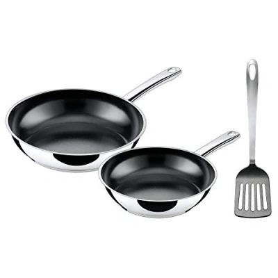 Afbeelding van Silit Pannenset Talis Edelstalen pan met keramische coating, inductie (set, 3 delig)