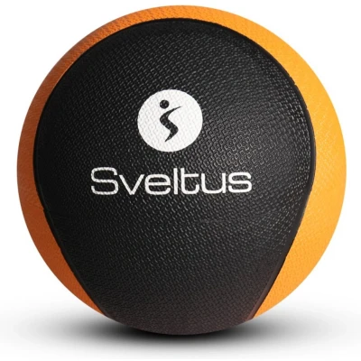 Afbeelding van Sveltus Medicijnbal Rubber Zwart/Geel 3kg