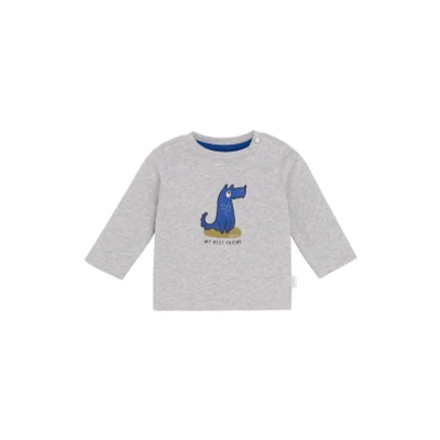 Afbeelding van Longsleeve Shafer Grey Melange 50