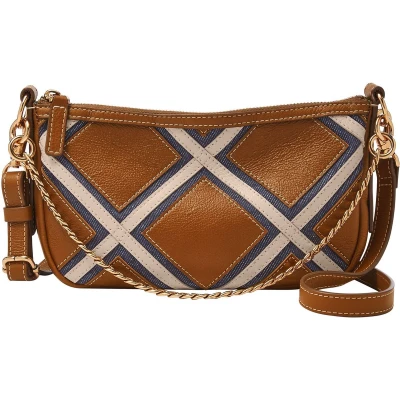 Afbeelding van Fossil Jolie Schoudertas, Dames, Maat: One Size, Brown patchwork