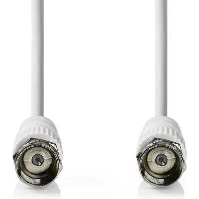 Afbeelding van F connector kabel Nedis 10 meter (Wit)