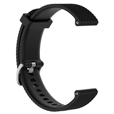 Afbeelding van INF Band voor Garmin Forerunner 245/245M, siliconen vervangende horlogeband compatibel met 245, zwart