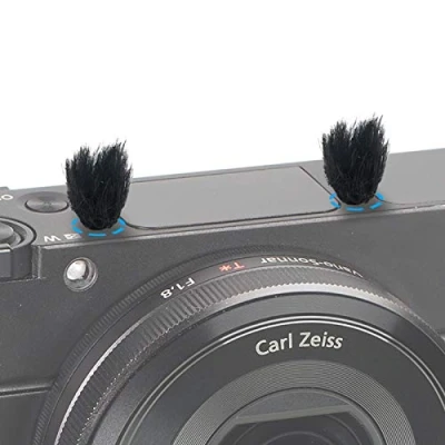 Afbeelding van Camera Mic Windscherm, 10 STKS Bont Wind Muff Cover voor Sony RX1 RX10 RX100 Digitale Compact Camera&#039;s Ingebouwde Microfoon Outdoor Filter door YOUSHARES