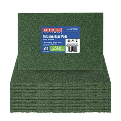 Afbeelding van Faithfull AHPGREEN Algemeen Doel Hand Pad 230 x 150mm Groen (Pack van 10)