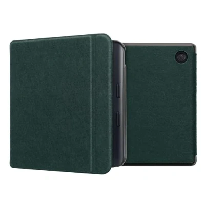 Afbeelding van kwmobile hoes geschikt voor Kobo Libra Colour e reader beschermhoes van vilt petrol