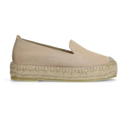 Afbeelding van Sacha Beige Espadrilles (Maat 36, Suède)