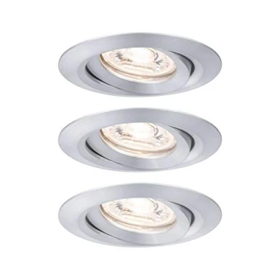 Afbeelding van Paulmann 94297 EBL Nova mini Coin LED inbouwlamp Set van 3 stuks 4 W Aluminium