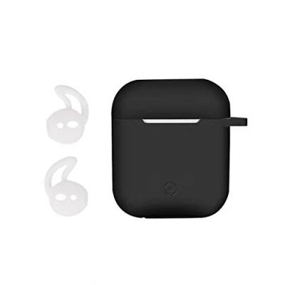 Afbeelding van Protective Case Celly AIRPODS 1/2 GEN Headphones Black Silicone Plastic