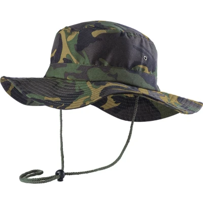 Afbeelding van Safari hoed camouflage Bucket hat Vissershoedje Zonnehoed Dames en heren Polyester Groen