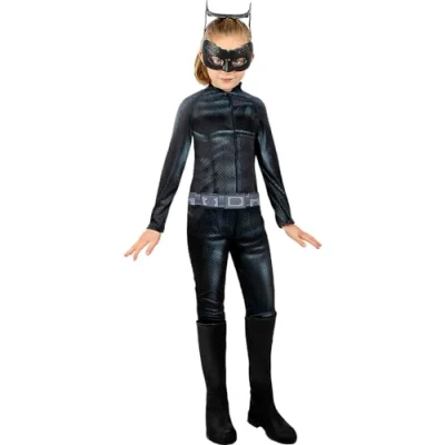Afbeelding van FUNIDELIA Catwoman kostuum voor meisjes Maat: 135 152 cm Zwart