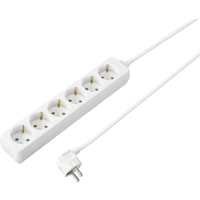 Afbeelding van Sygonix SY 4891000 Stekkerdoos Wit Randaarde stekker 1 stuk(s)