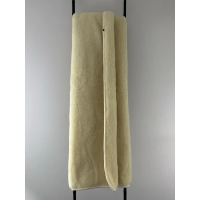 Afbeelding van Noordiq Plaid / Deken Thor 100% Wol Crème wit