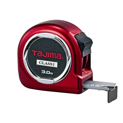 Afbeelding van Tajima H1630MW Hi Lock rolmeter, 3 m/16 mm, klasse 1, rood