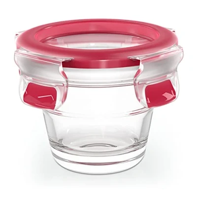 Afbeelding van EMSA CLIP &amp; CLOSE N10401, Doos, Rond, 0,1 l, Transparant, Glas, 420 C