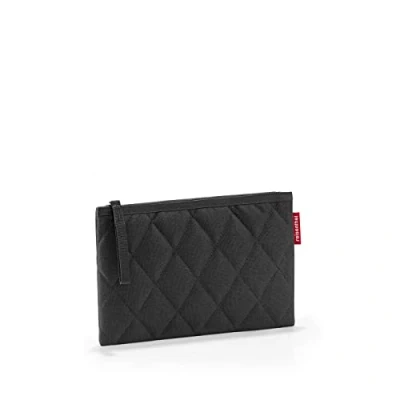 Afbeelding van Reisenthel Case 1 Make Up/Pennen Etui 0,25L Rhombus Black Zwart