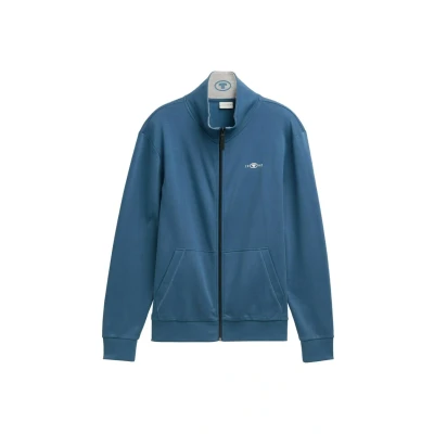 Afbeelding van TOM TAILOR Sweatvest blauw / wit