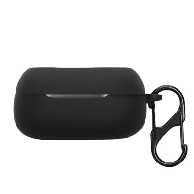 Afbeelding van kwmobile cover voor oordopjes case Compatibel met JBL Live Flex 3 / Buds Beam Trendy beschermhoes draadloze in zwart