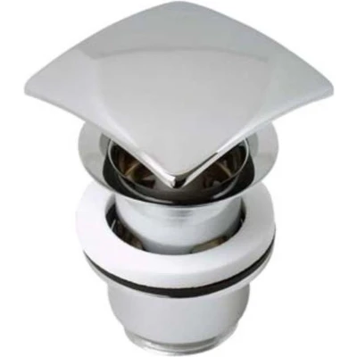 Afbeelding van Plieger design afvoerplug pop up met overloop (chroom) 5/4&quot;