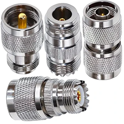 Afbeelding van TUOLNK 4 type Set UHF naar N RF Coaxiale Adapter Connector Kit Coax Jack voor Kabel/Telecom Man/Vrouw