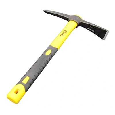 Afbeelding van forged weed hook, pointed heel, 38,1 cm, one piece, with plastic coated fiberglass handle, 635 g