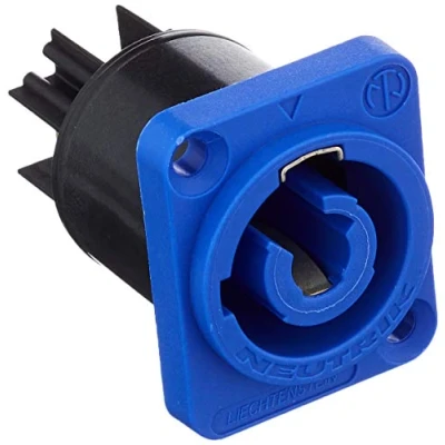 Afbeelding van Neutrik NAC3MPA Powercon bus blauw