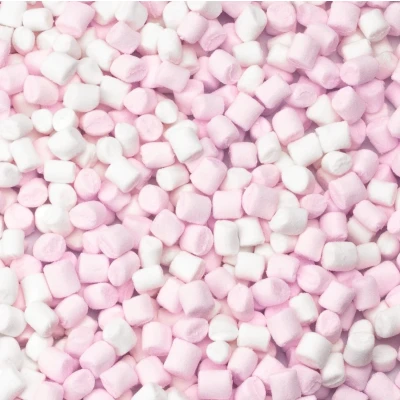 Afbeelding van Mini Marshmallows Roze Wit 1 Kg
