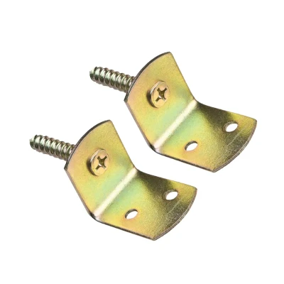 Afbeelding van Hoekverbinder Schutting Schermsteunen 30x30 mm Geel Verzinkt 4 stuks Default