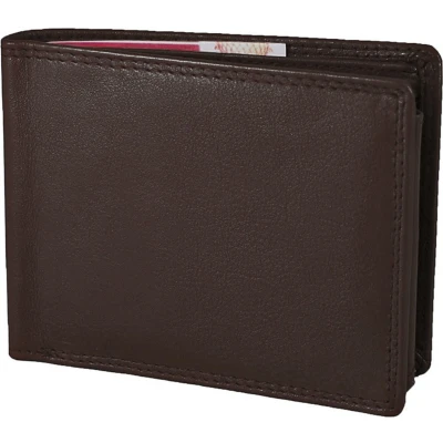 Afbeelding van Houtkamp Leren Heren Portemonnee Billfold Nappa Leer Bruin